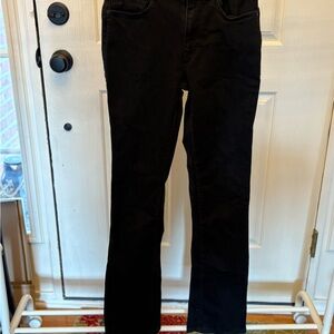 Cabi size 0 straight leg with stretch black jeans